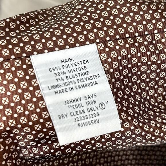 Johnny Bigg Harewood Textured Dune Suit Jacket Big & Tall Men's Size 44L - Picture 3 of 8